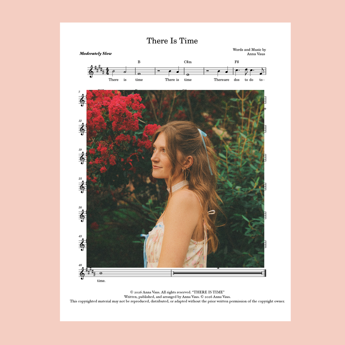 There Is Time — Anna Vaus | Lead Sheet & Chords | PDF Download