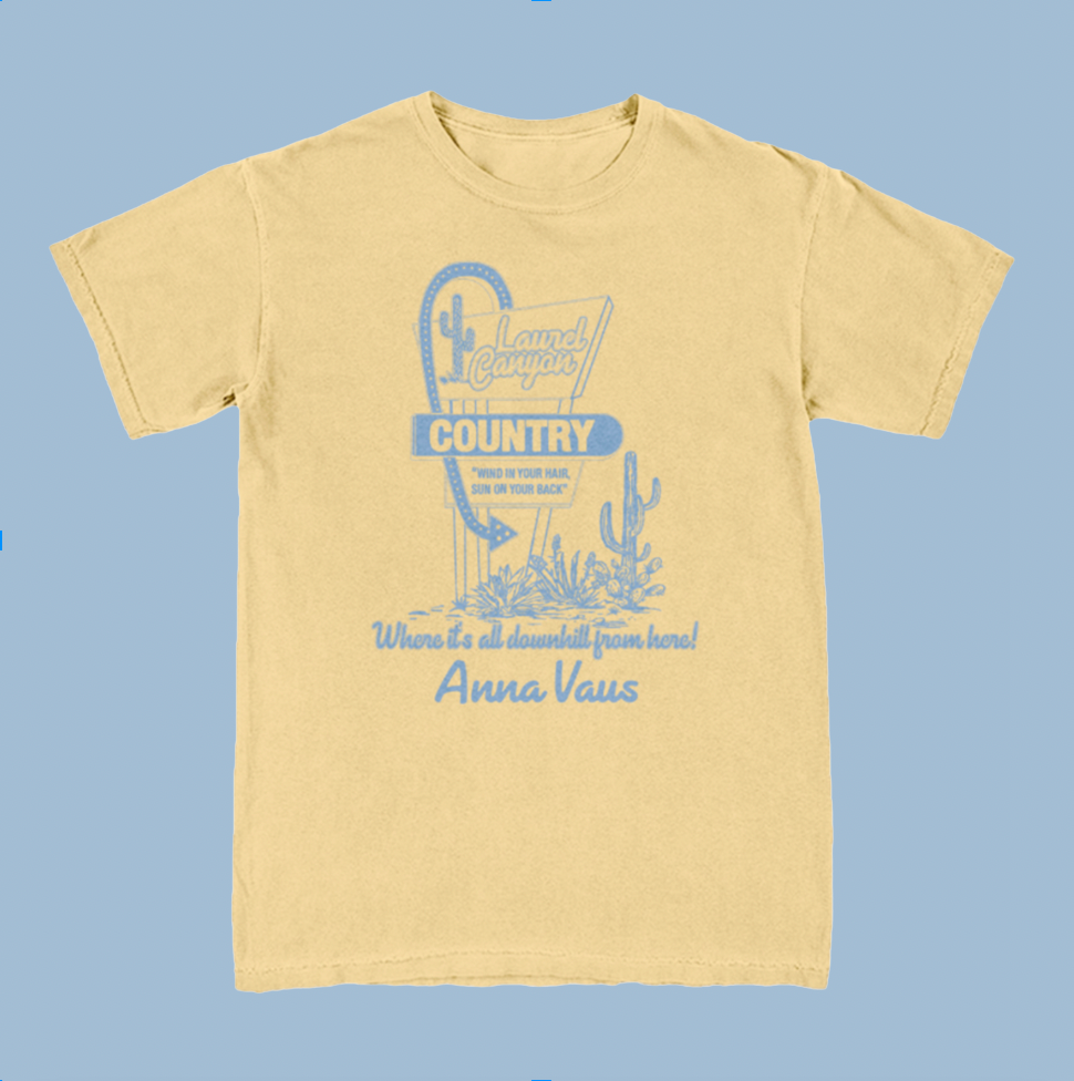 Anna Vaus Downhill From Here Tee